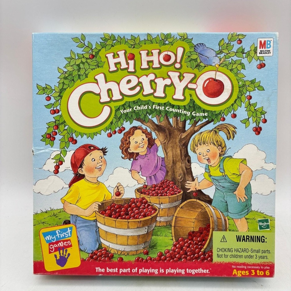 Hi Ho Cherry-O Board Game Milton Bradley My First Games Edition COMPLETE